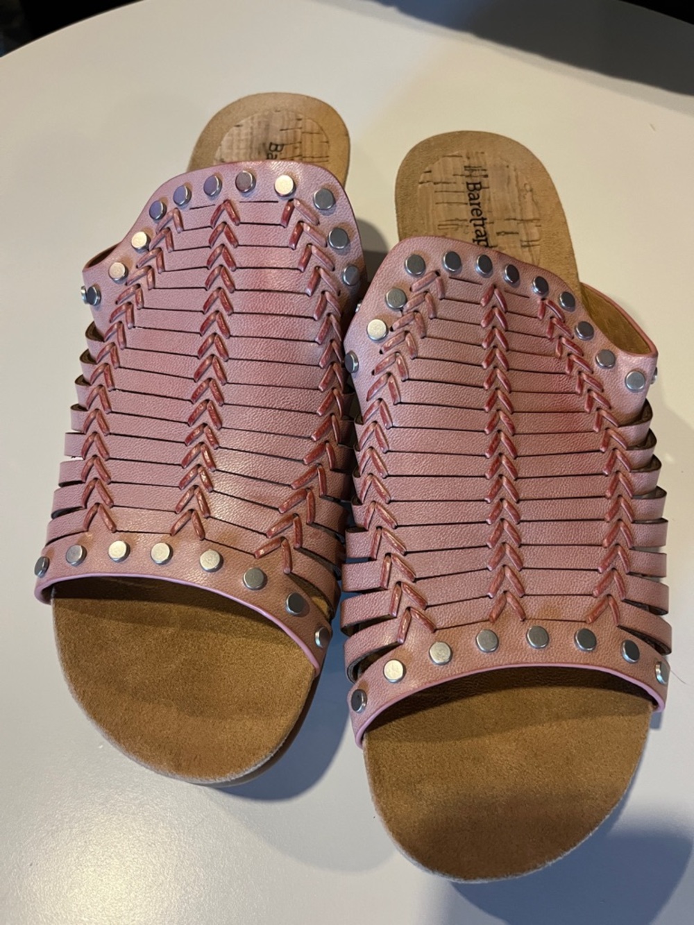 Pink Baretraps sandals size 8